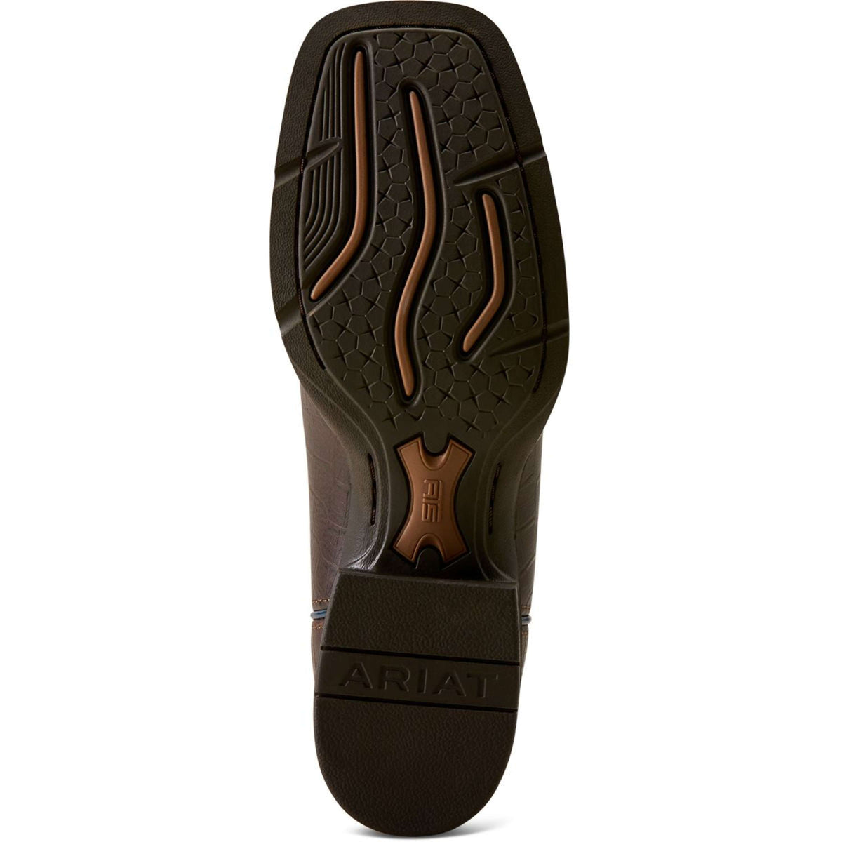 Ariat Botas Western Round Up Holly Mujer Chocolate Croc