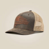 Ariat Gorra Patriot Flag Hombres Marron