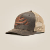Ariat Gorra Patriot Flag Hombres Marron