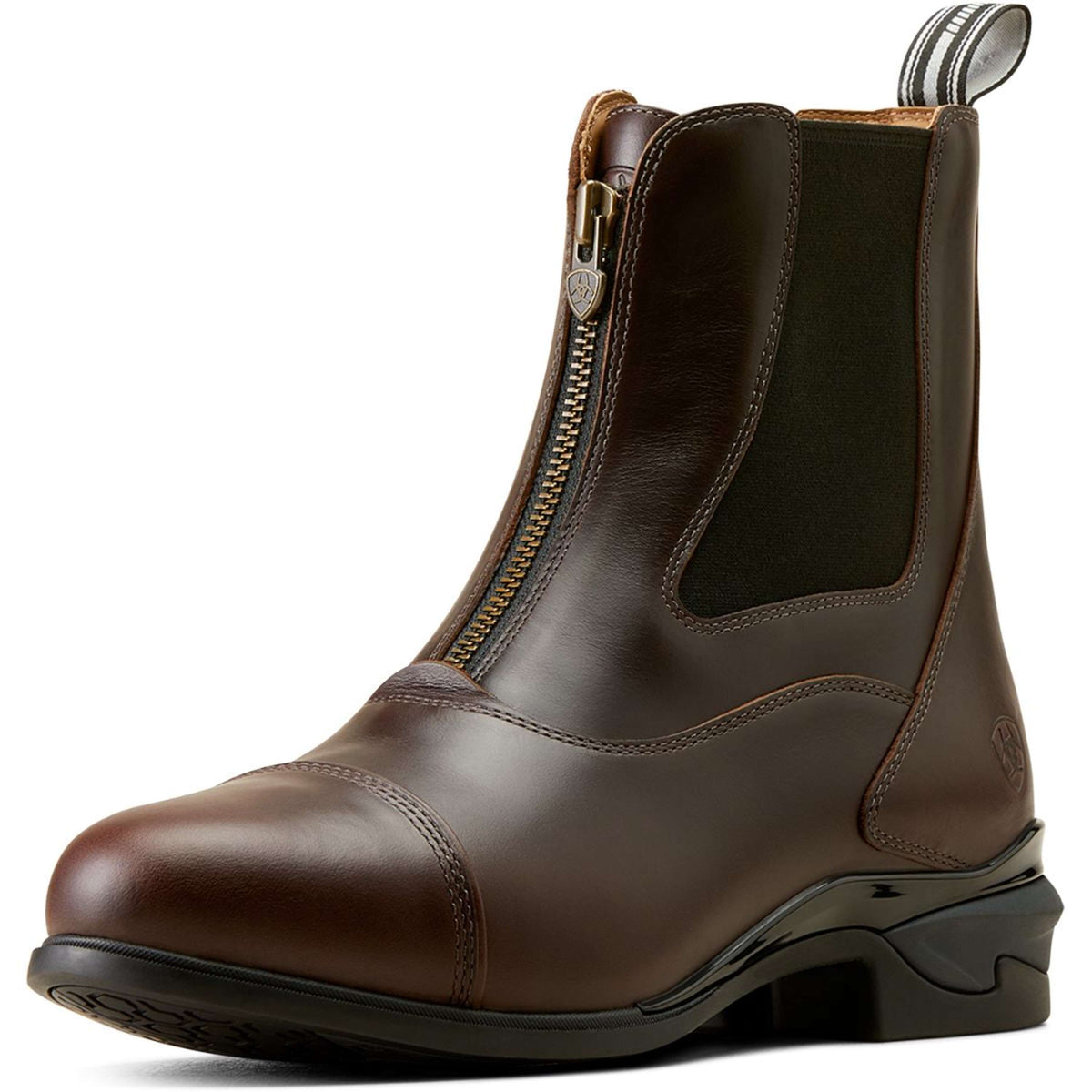 Ariat Botines Devon Zip Hombres Chocolate Encerado