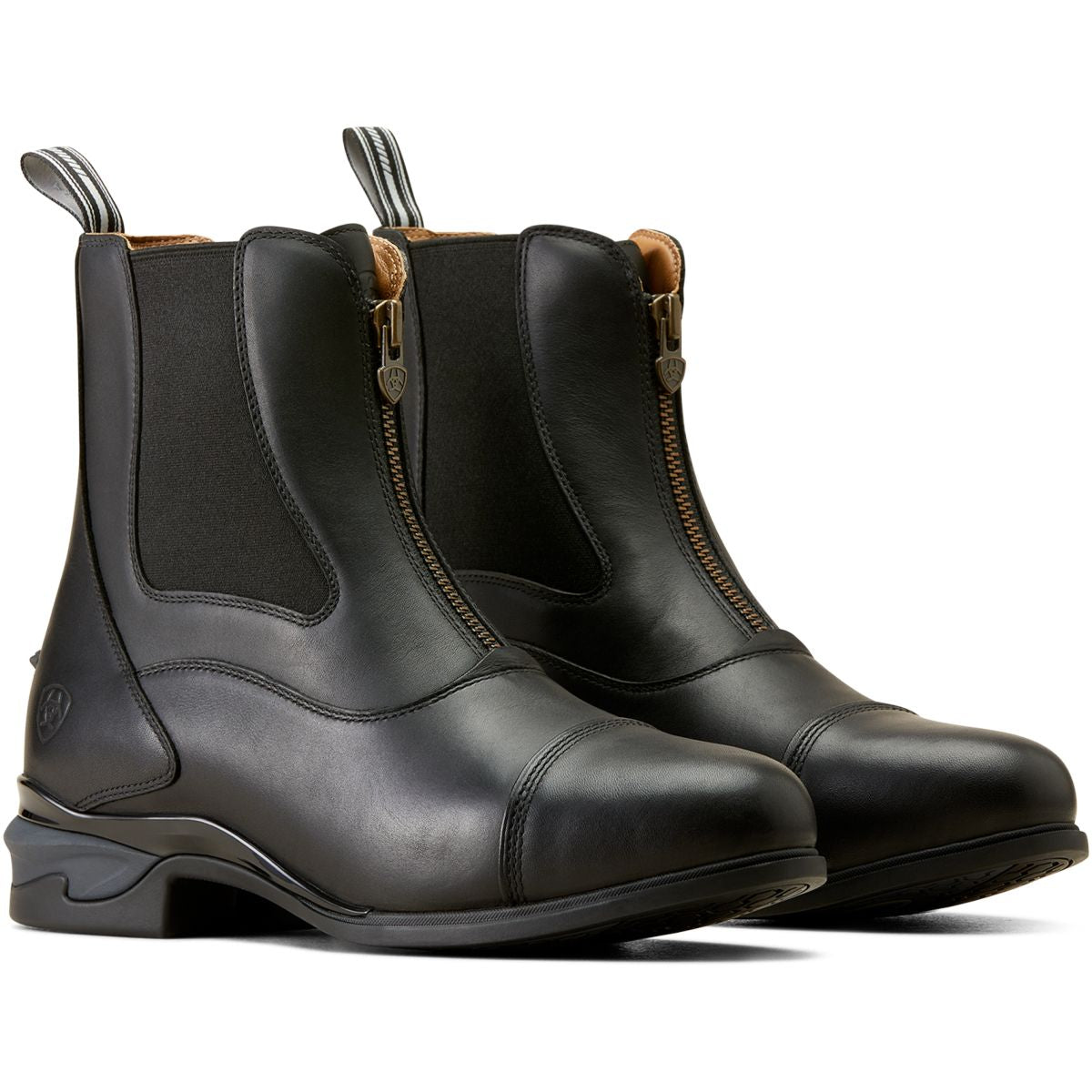 Ariat Botines Devon Zip Hombres Negro