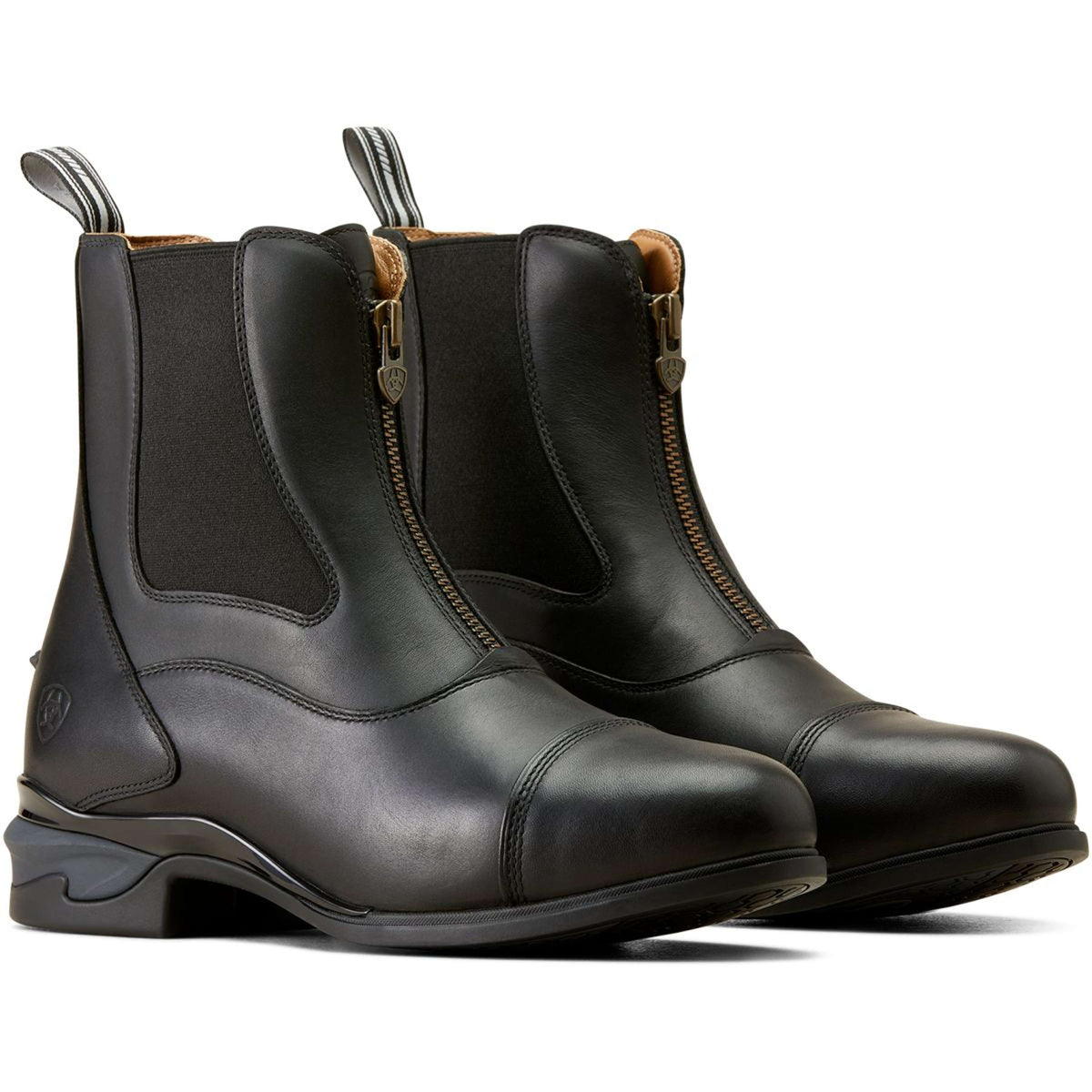 Ariat Botines Devon Zip Hombres Negro