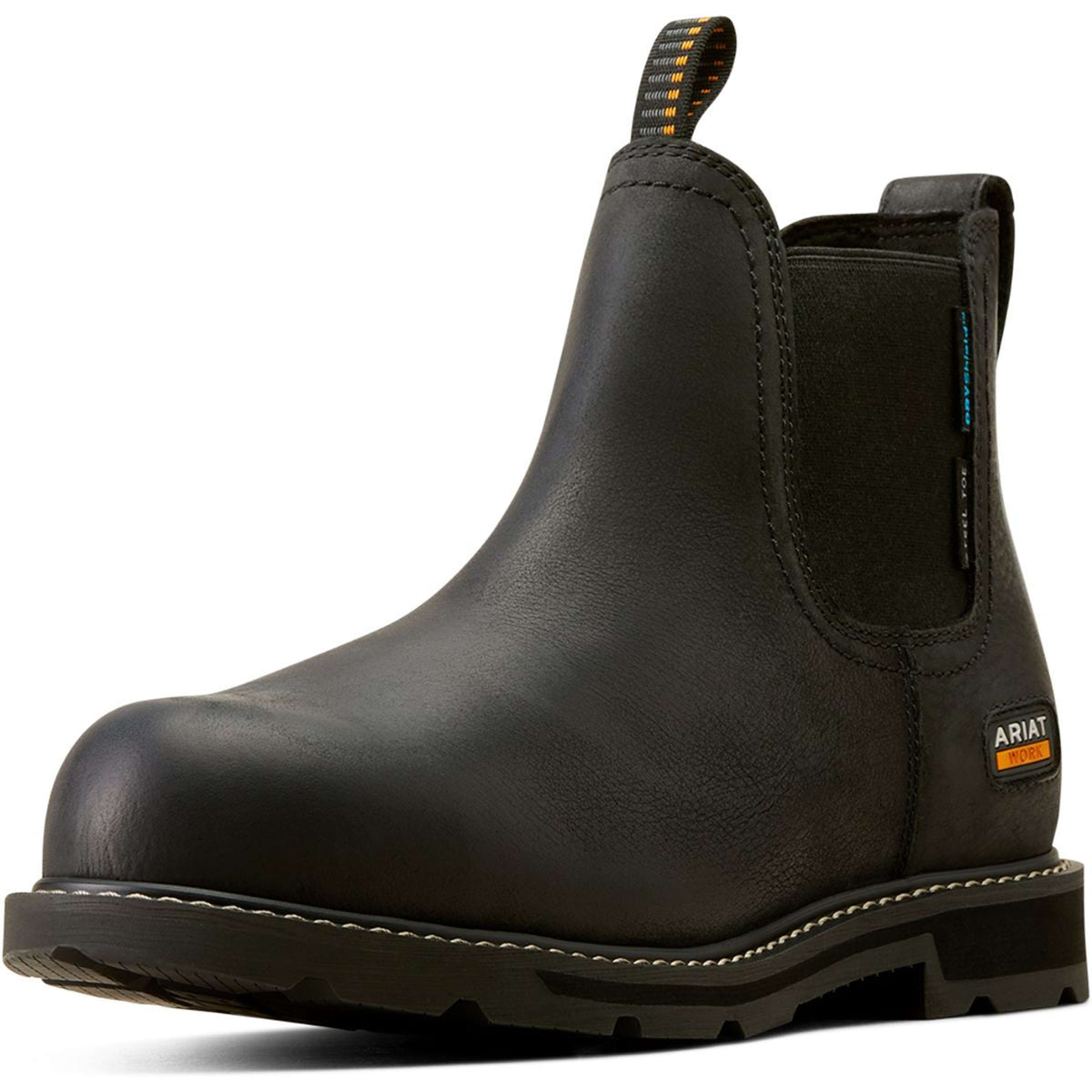 Ariat Botines Groundbreaker Chelsea Waterproof Steel Toe Hombres Negro