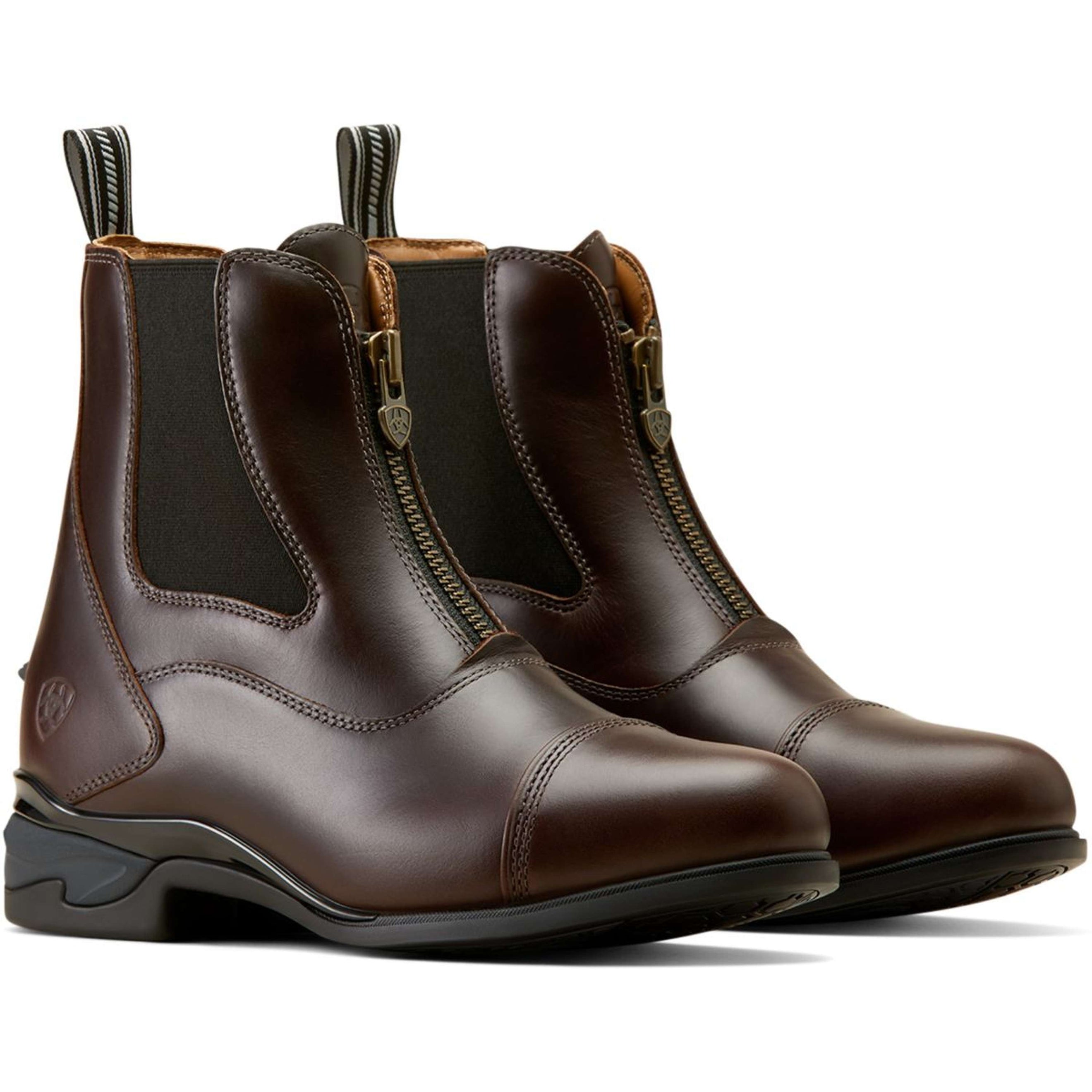Ariat Botines Devon Zip Mujer Chocolate Encerado
