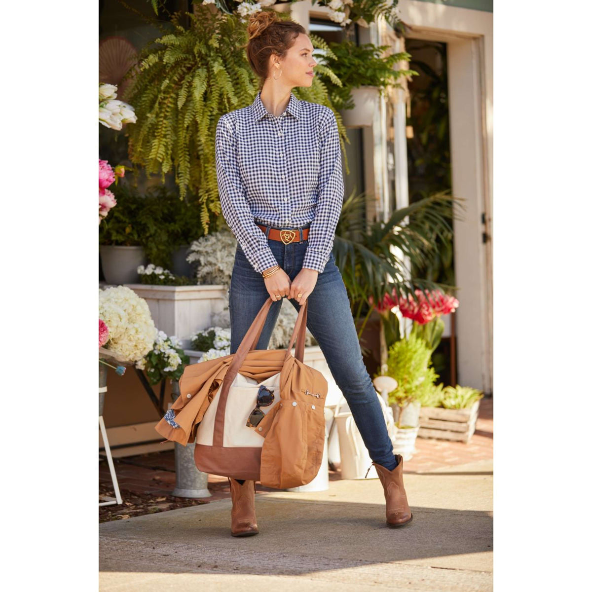 Ariat Bota vaquera Darlin Mujer Burnt Sugar