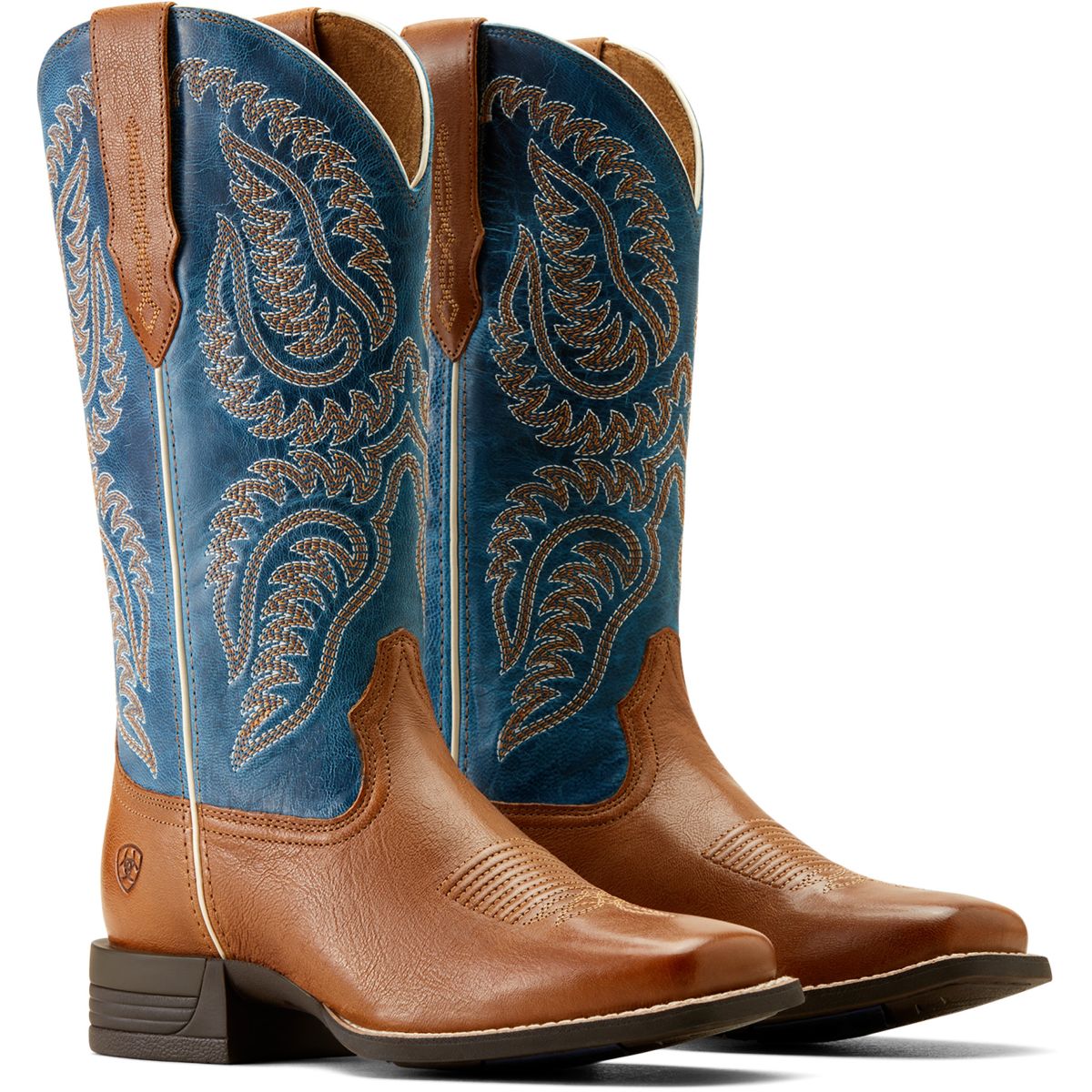 Ariat Bota vaquera Cattle Caite Mujer Marron/azul