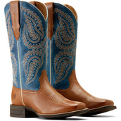 Ariat Bota vaquera Cattle Caite Mujer Marron/azul