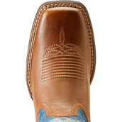 Ariat Bota vaquera Cattle Caite Mujer Marron/azul