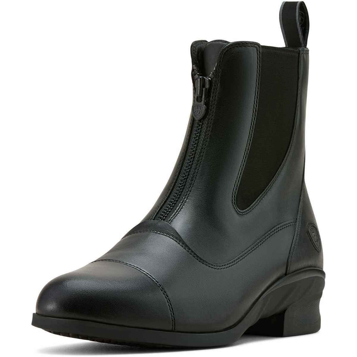 Ariat Botines Heritage Zip Hombres Negro