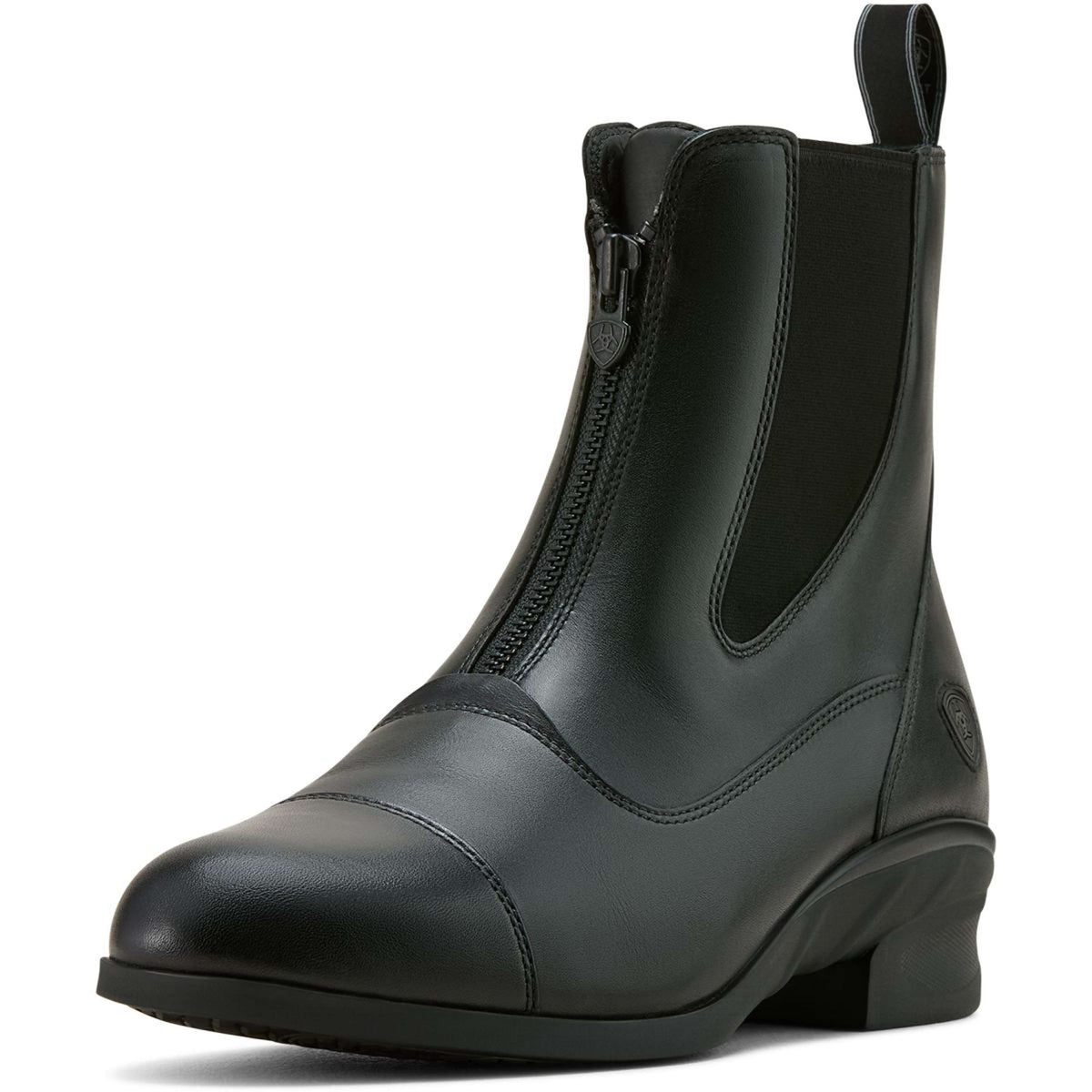 Ariat Botines Heritage Zip Hombres Negro