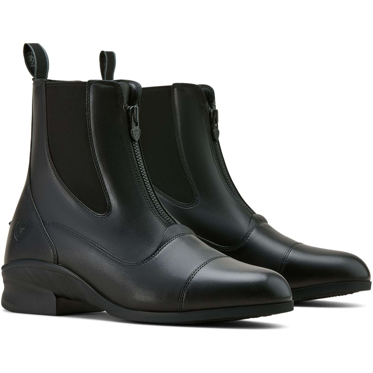Ariat Botines Heritage Zip Hombres Negro