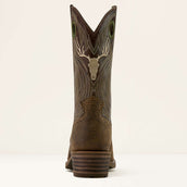 Ariat Botas Western Hybrid Roughstock Antler Hombres Wild Taupe/Espresso