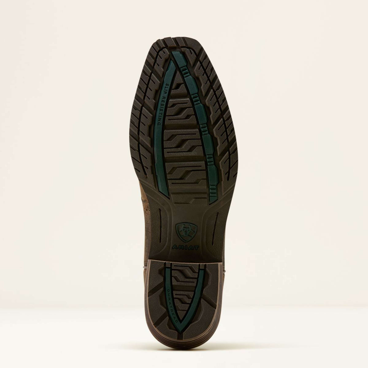 Ariat Botas Western Hybrid Roughstock Antler Hombres Wild Taupe/Espresso