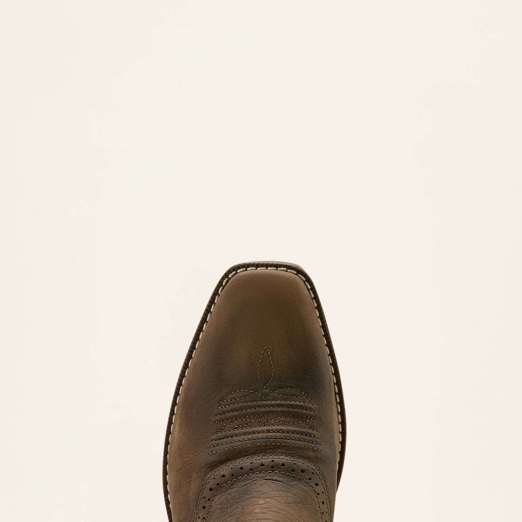 Ariat Botas Western Hybrid Roughstock Antler Hombres Wild Taupe/Espresso