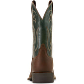 Ariat Botas Western Sport Outdoor Hombres Brown Oiled/Tack Green