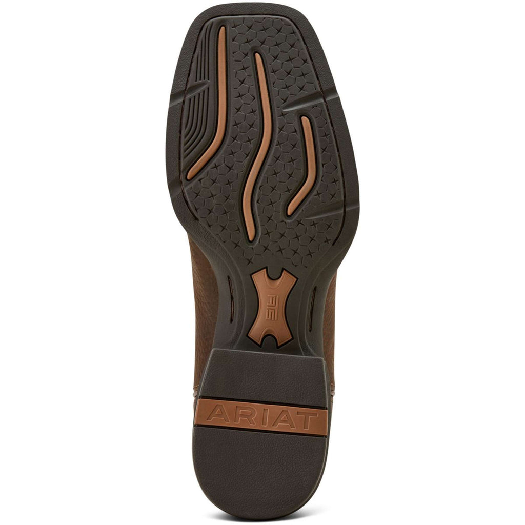 Ariat Botas Western Sport Outdoor Hombres Brown Oiled/Tack Green