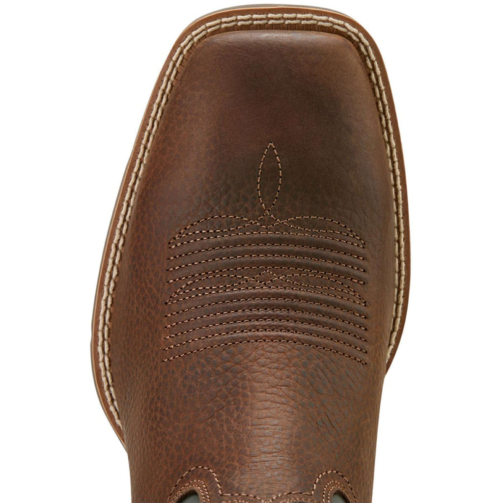 Ariat Botas Western Sport Outdoor Hombres Brown Oiled/Tack Green