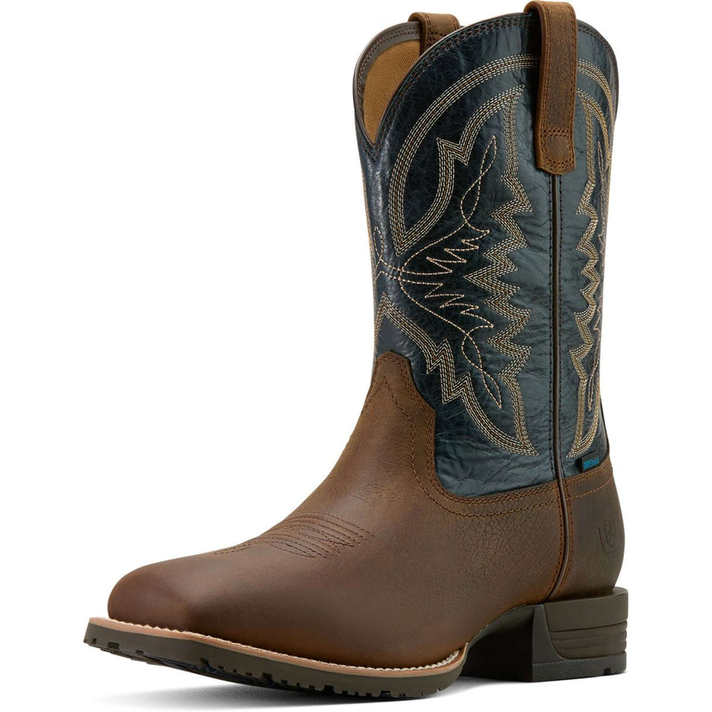 Ariat Botas Western Hybrid Ranchwork H2O Hombres Tavern Taupe/Dark Denim