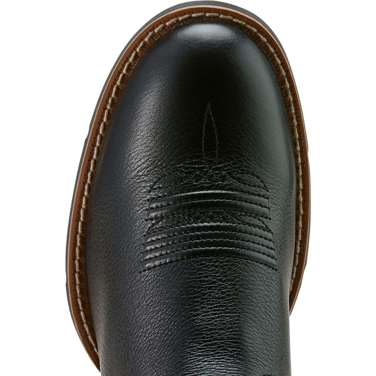 Ariat Botas Western Round Up Stretchfit Mujer Black Deertan/Garnet Emboss