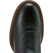 Ariat Botas Western Round Up Stretchfit Mujer Black Deertan/Garnet Emboss