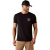 Ariat T-Shirt Patriotic Hombres Negro