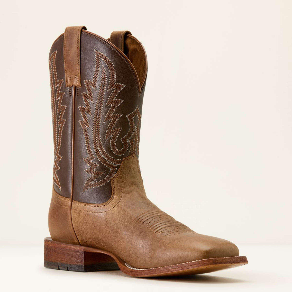 Ariat Botas Western County Roads Hombres Wheat Tan/Santa Fe Brown