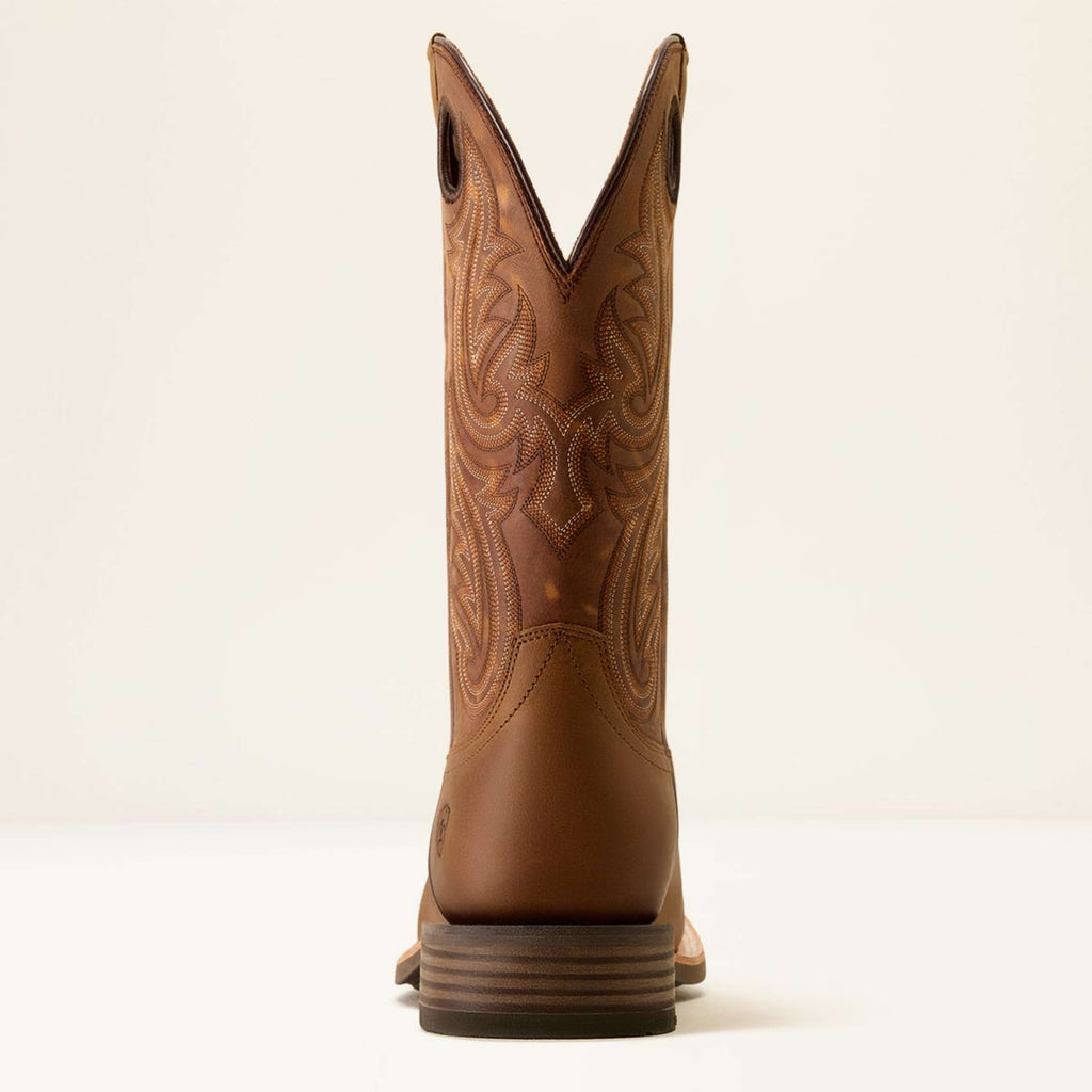 Ariat Botas Western Highland Toughstock Hombres Distressed Brown/Tack Room Brown