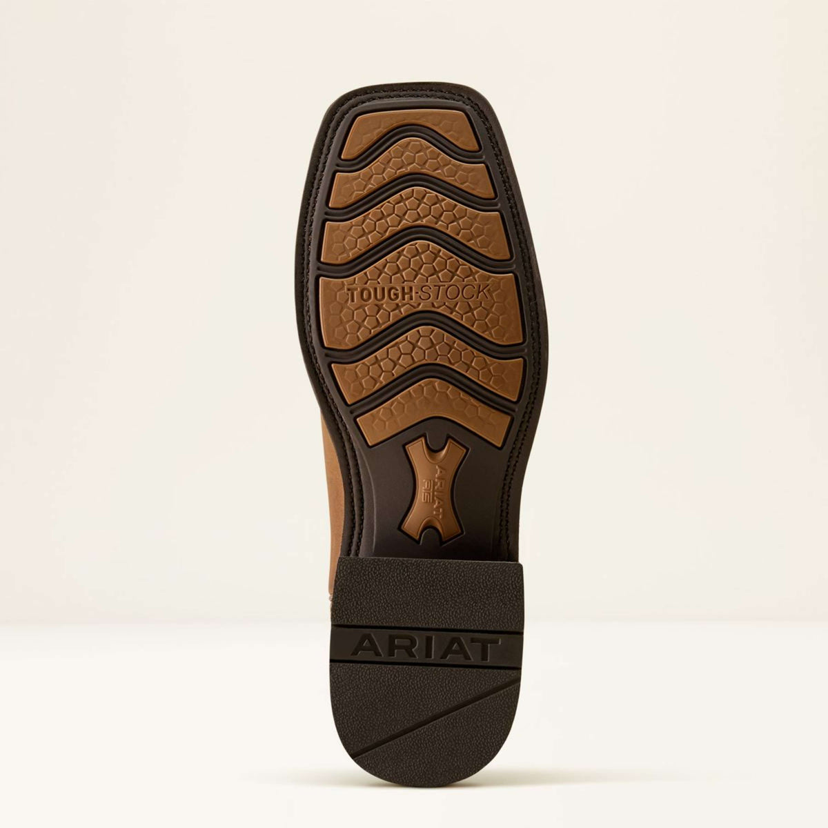 Ariat Botas Western Highland Toughstock Hombres Distressed Brown/Tack Room Brown