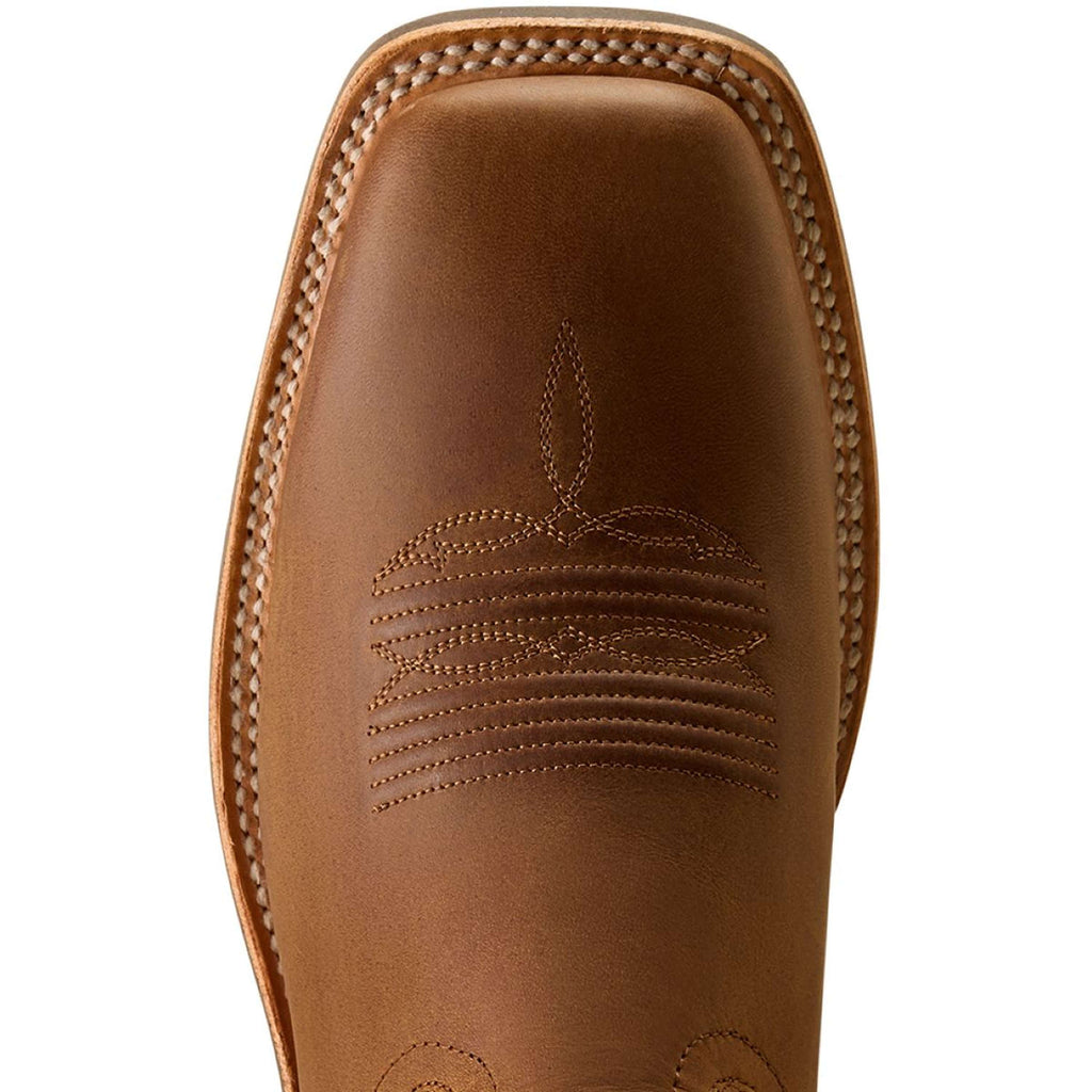 Ariat Botas Western Highland Toughstock Hombres Distressed Brown/Tack Room Brown
