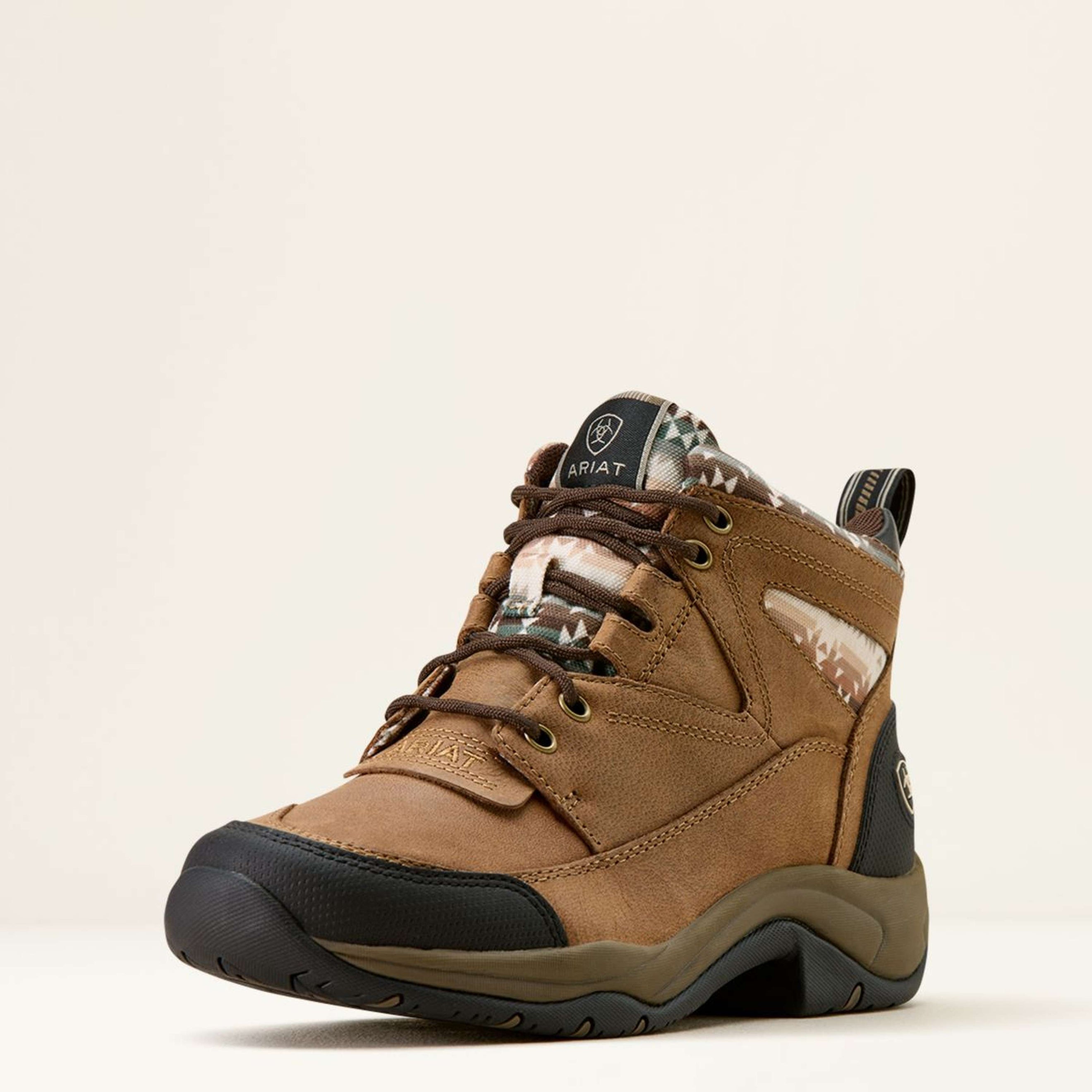 Ariat Botas de Establo Terrain Mujer Dark Tan/Natural Southwest Print