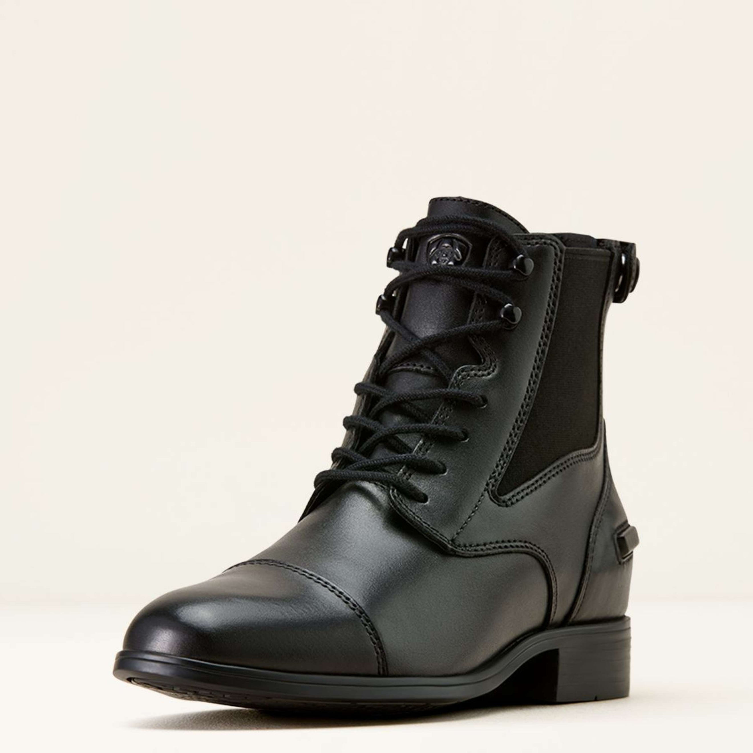 Ariat Botines Kendall Back Zip Lace Paddock Mujer Negro