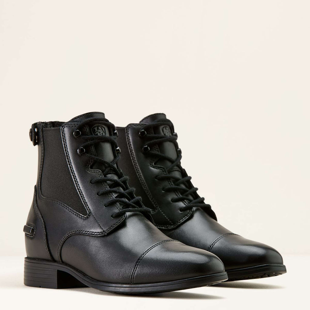 Ariat Botines Kendall Back Zip Lace Paddock Mujer Negro