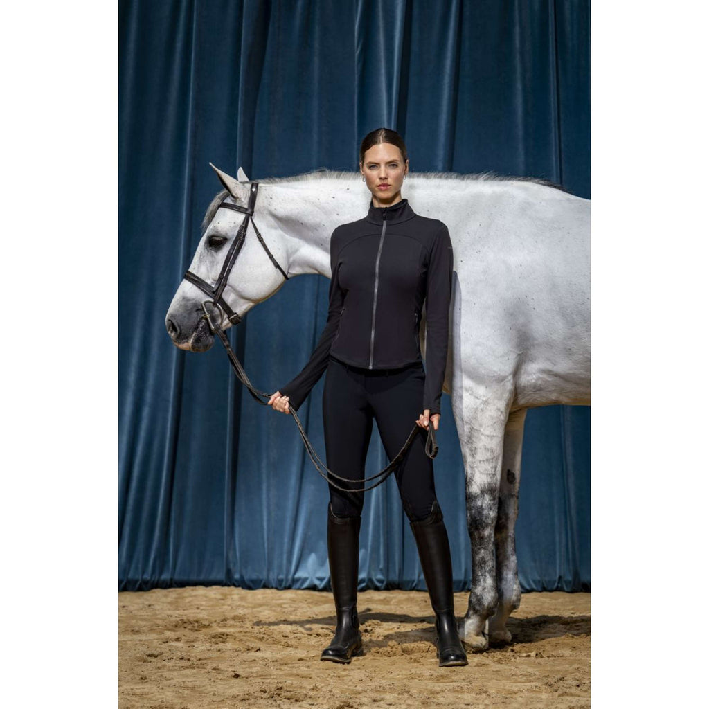 Ariat Sudadera con capucha y cremallera Solveil Full Zip Mujer Negro