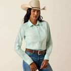 Ariat Camiseta Team Kirby Mangas Largas Dusty Aqua