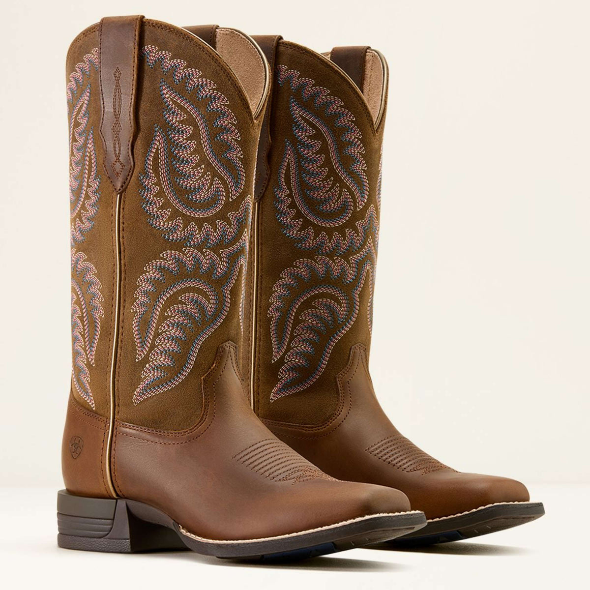 Ariat Botas Western Cattle Caite Mujer Distressed Brown/Adobe Clay