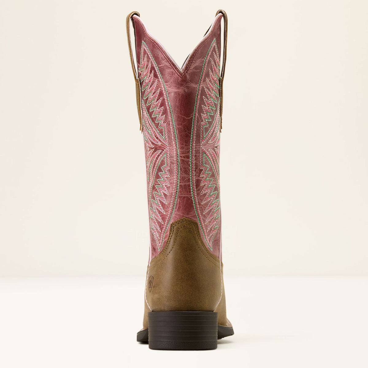 Ariat Botas Western Round Up Ruidoso Mujer Brown Bomber/Dusty Rose