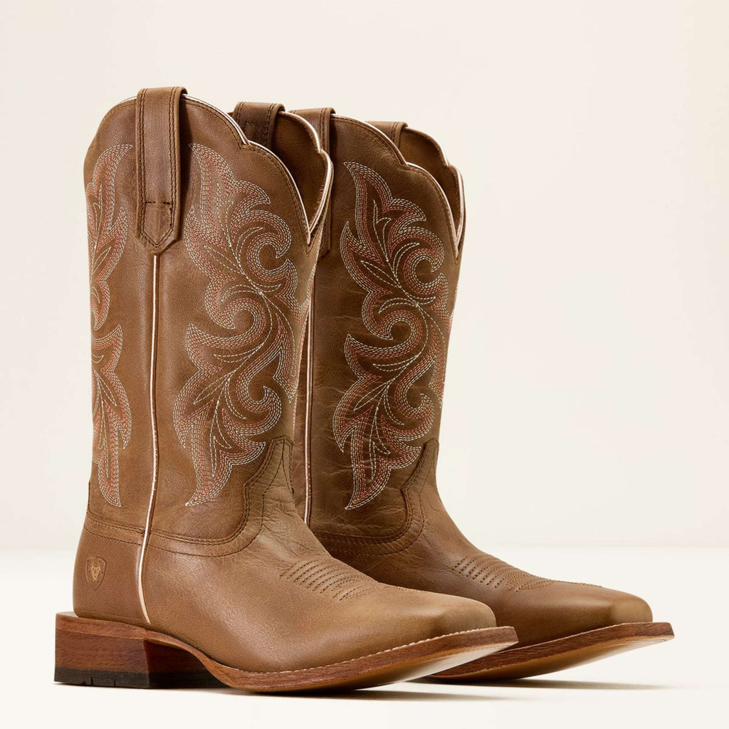 Ariat Botas Western County Lane Mujer Natural Tan