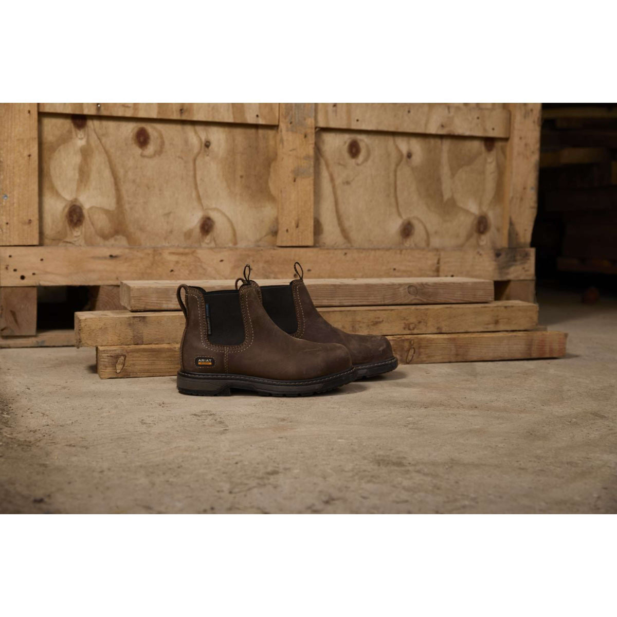 Ariat Botines Riverter Chelsea H20 Mujer Marron oscuro