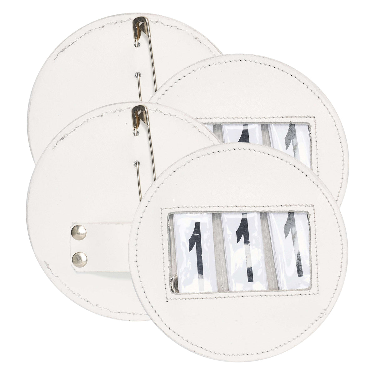 Imperial Riding Números de Competición IHRRound Blanco