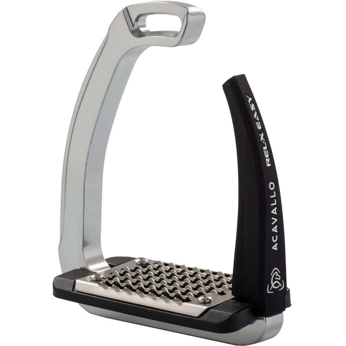 Acavallo Estribos REL-X Easy Aluminio/negro