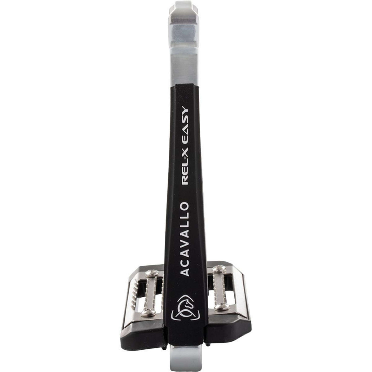 Acavallo Estribos REL-X Easy Aluminio/negro