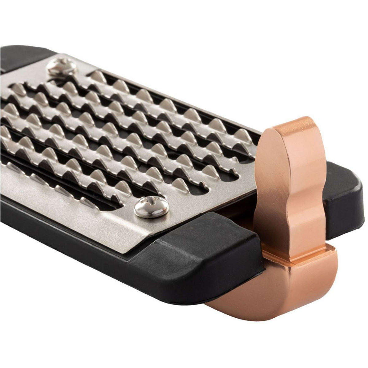 Acavallo Estribos REL-X Easy Negro/Oro Rosa