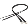 Premiere Correas de estribo vegano Negro
