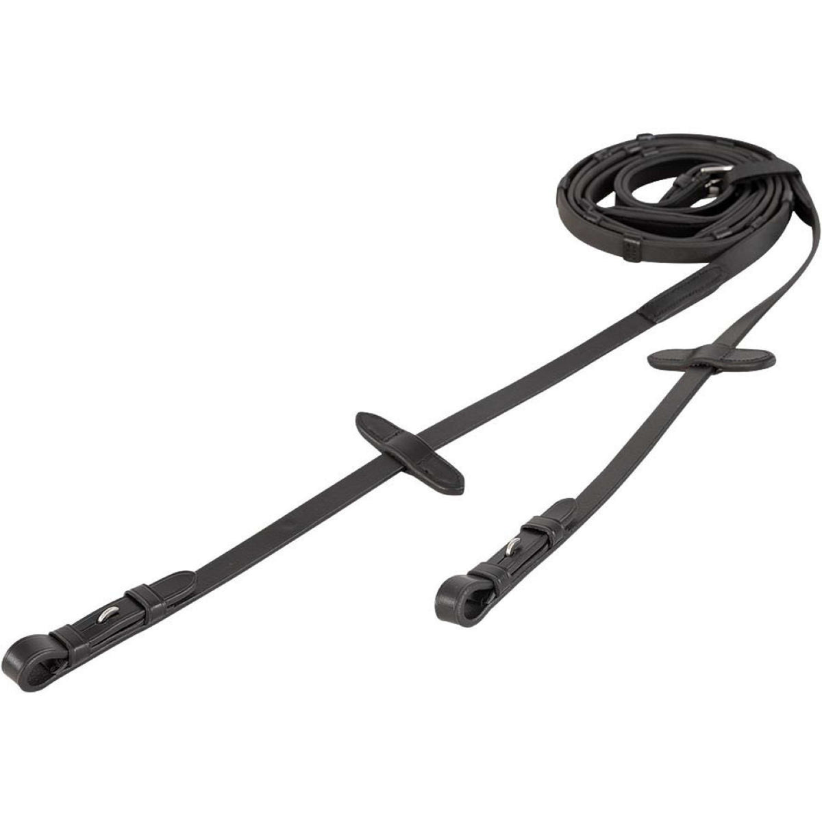 BR Riendas Biothane Cinderford Negro/Plata