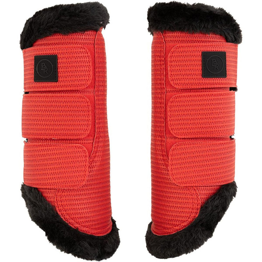 BR Protectores de piernas AW25 Majestic Fur Joy Rojo Tango