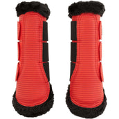 BR Protectores de piernas AW25 Majestic Fur Joy Rojo Tango
