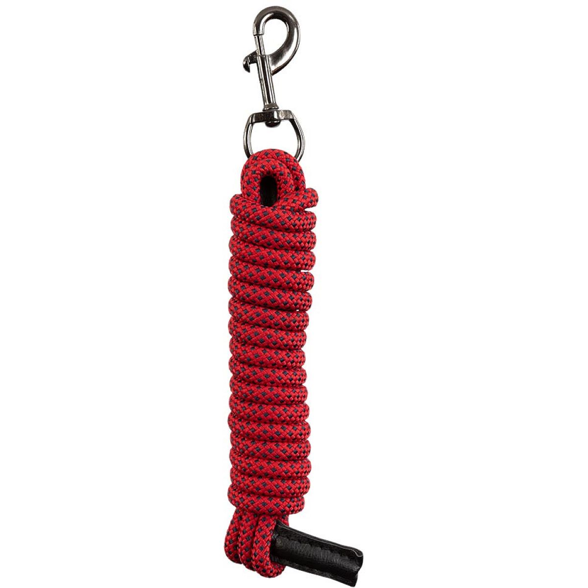 BR Cuerda de Cabestro AW25 Knotted con Mosquetón Rojo Tango