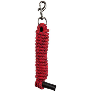 BR Cuerda de Cabestro AW25 Knotted con Mosquetón Rojo Tango