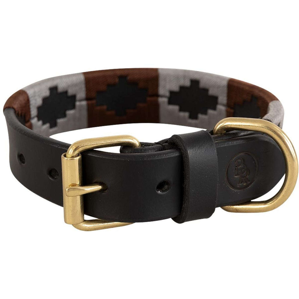 BR Collar para Perro Marron/Gris