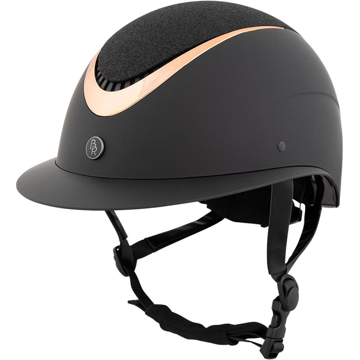 BR Casco Theta Plus Painted Glitter Negro/Rosa